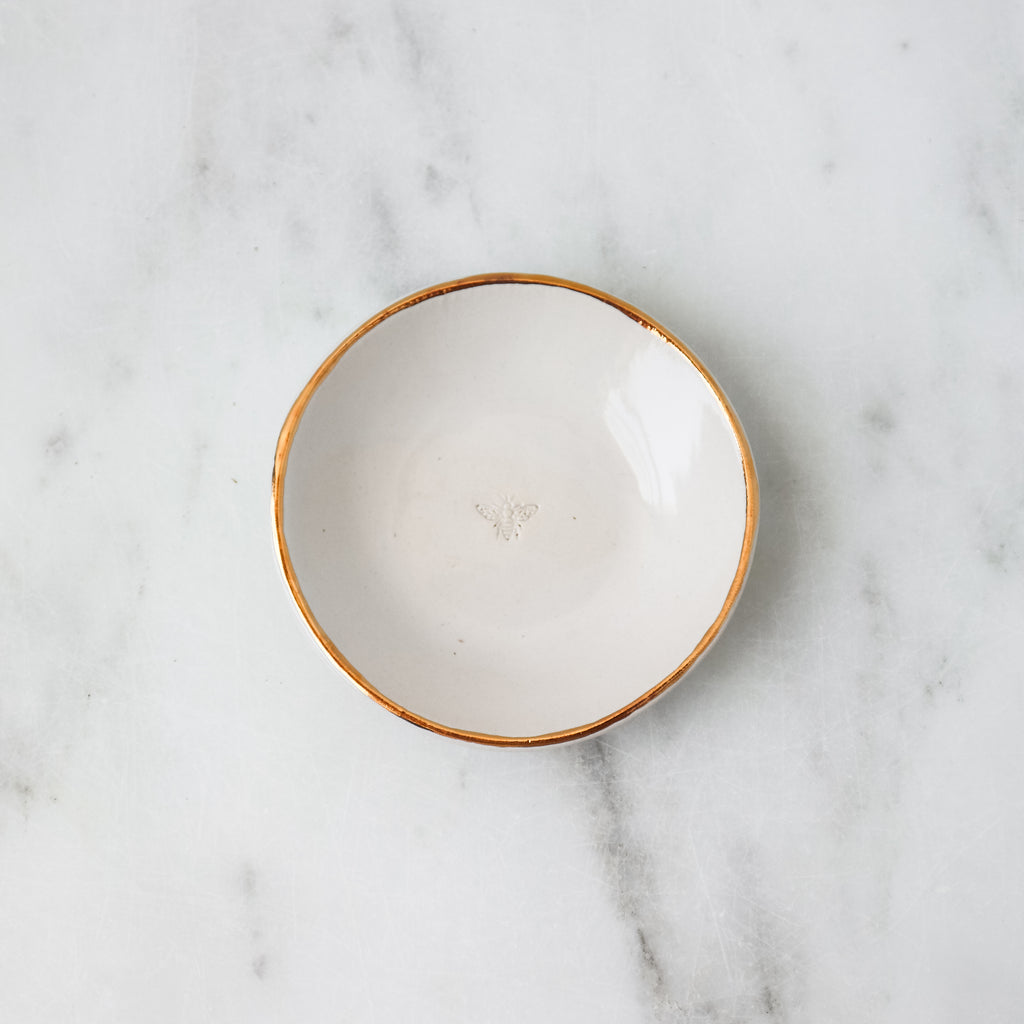 Ceramic Honey Spoon Dish